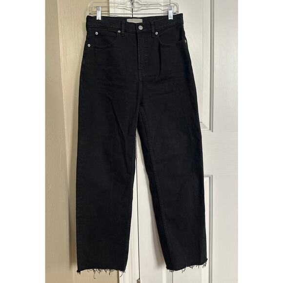 Everlane the Way High Jean in Coal 27 Black - Picture 3 of 8